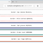CSS / Reference / border